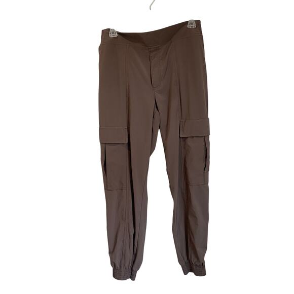 Athleta Chelsea Utility Joggers Mineral Brown Size 6 - Picture 2 of 12